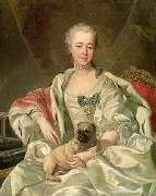Louis Michel van Loo Portrait of Princess Ekaterina Dmitrievna Golitsyna Germany oil painting artist